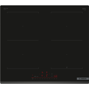 Bosch, Series 6, frameless, black - Built-in induction hob