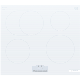 Bosch, Series 6, frameless, white - Built-in induction hob