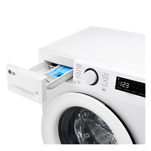 LG 9 kg, depth 47,5 cm, 1200 rpm - Front load washing machine