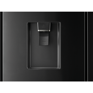 Hisense, NoFrost, 480 л, высота 182 см, черный - SBS-холодильник