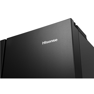 Hisense, NoFrost, 480 л, высота 182 см, черный - SBS-холодильник