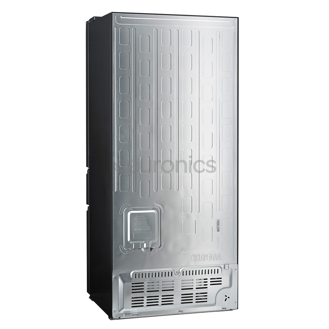 Hisense, NoFrost, 480 л, высота 182 см, черный - SBS-холодильник