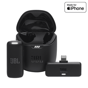 JBL Quantum Stream Wireless Lightning, must - Juhtmevaba mikrofon JBLSTRMWLLGHTBLK