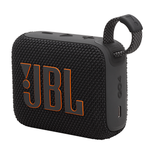 JBL GO 4, black - Portable wireless speaker JBLGO4BLK