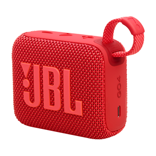 JBL GO 4, punane - Kaasaskantav juhtmevaba kõlar JBLGO4RED