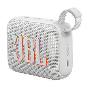 JBL GO 4, white - Portable wireless speaker JBLGO4WHT