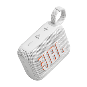 JBL GO 4, белый - Портативная беспроводная колонка