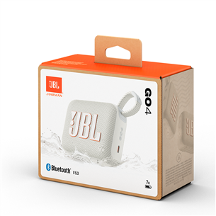 JBL GO 4, white - Portable wireless speaker