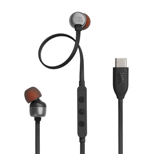 JBL Tune 310C USB-C, внутриканальные, черный - Проводные наушники