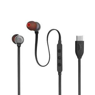 JBL Tune 310C USB-C, внутриканальные, черный - Проводные наушники