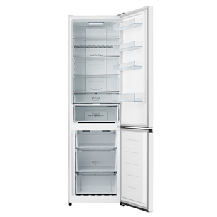 Hisense, NoFrost 336 L, height 201 cm, white - Refrigerator