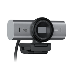 Logitech MX Brio, 4K, USB-C, must - Veebikaamera