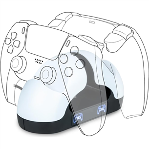 BigBen Nacon Dual Charging Station, PlayStation 5, white - Controller charging station