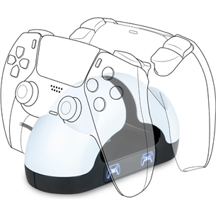 BigBen Nacon Dual Charging Station, PlayStation 5, white - Controller charging station 3665962021141