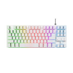 Trust GXT 833 Thado TKL, SWE, white - Wired Keyboard