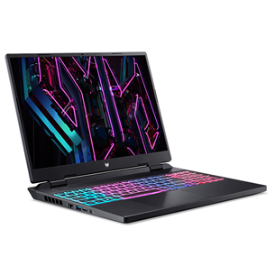 Acer Predator Helios Neo 16, 16'', WUXGA, 165 Hz, i7, 16 GB, 512 GB, RTX 4060, ENG, must - Sülearvuti