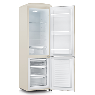 Severin, Retro, 244 L, height 181 cm, beige - Refrigerator