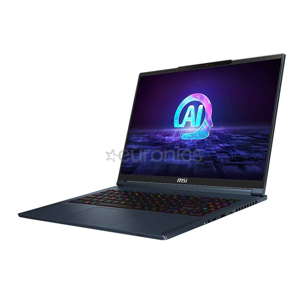 MSI Stealth 16 AI Studio A1VFG, 16'', QHD+ 240 Hz, Ultra 7, 16 GB, 1 TB, RTX 4060, W11P, ENG, blue - Notebook