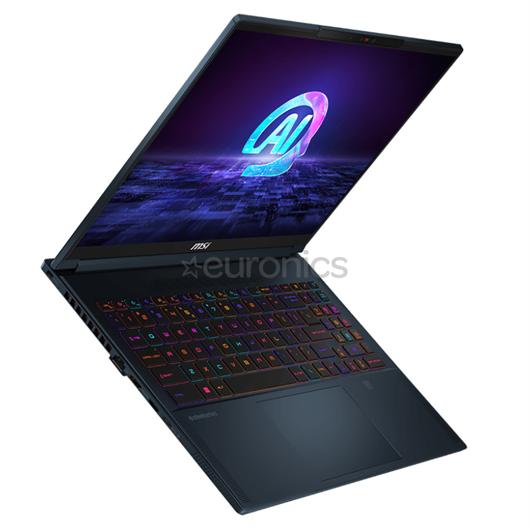 MSI Stealth 16 AI Studio A1VFG, 16'', QHD+ 240 Hz, Ultra 7, 16 GB, 1 TB, RTX 4060, W11P, ENG, sinine - Sülearvuti
