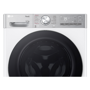 LG, 13 kg / 7 kg, depth 61,5 cm, 1400 rpm - Washer-Dryer Combo