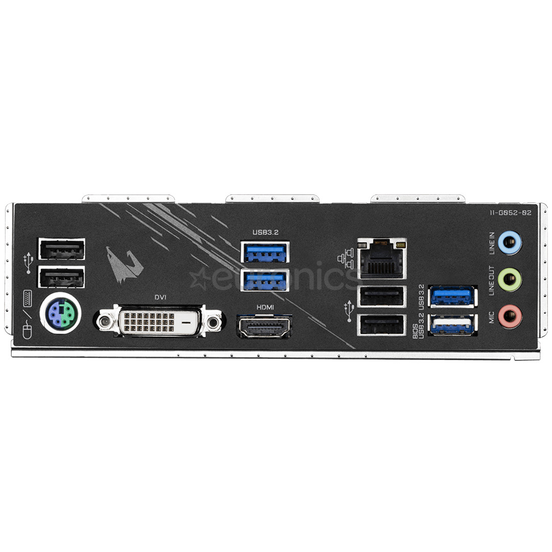 Gigabyte B550M Aorus Elite 1.3, mATX, черный - Материнская плата