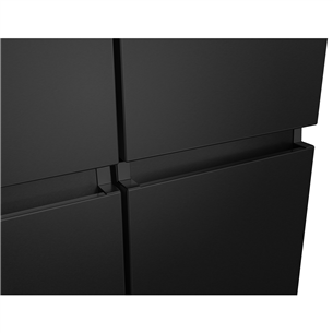 Hisense, Total No Frost, 609 л, высота 179 см, черный - SBS-холодильник