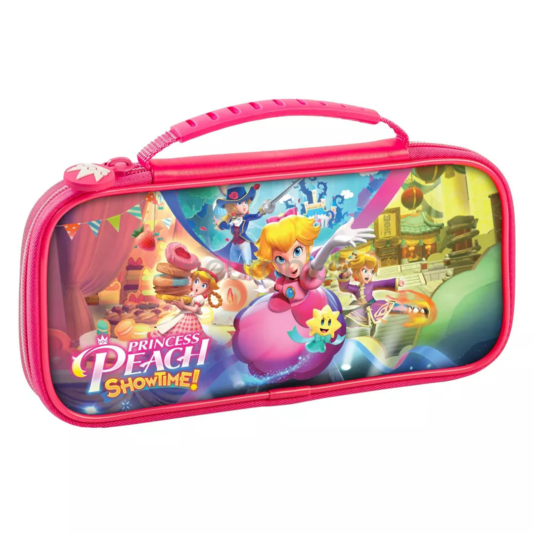 RDS Industries Game Traveler Deluxe Princess Peach Showtime, Nintendo Switch, roosa - Reisiümbris