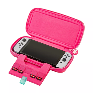 RDS Industries Game Traveler Deluxe Princess Peach Showtime, Nintendo Switch, roosa - Reisiümbris