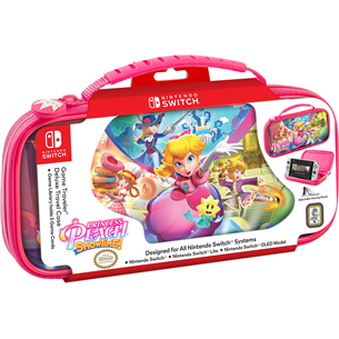 RDS Industries Game Traveler Deluxe Princess Peach Showtime, Nintendo Switch, roosa - Reisiümbris