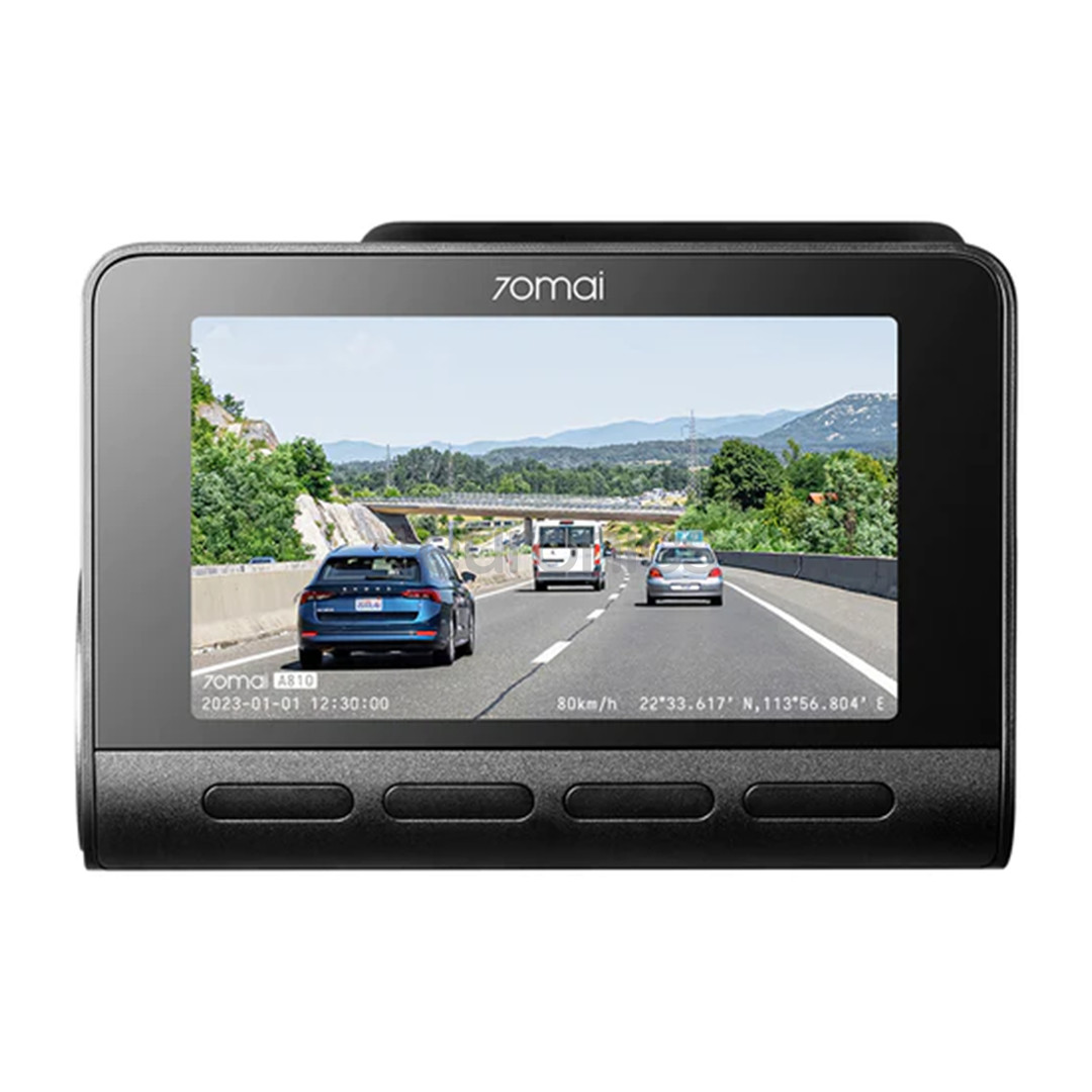 70mai Dash Cam 4K A810 and RC12 Rear Cam, black - Dash cam