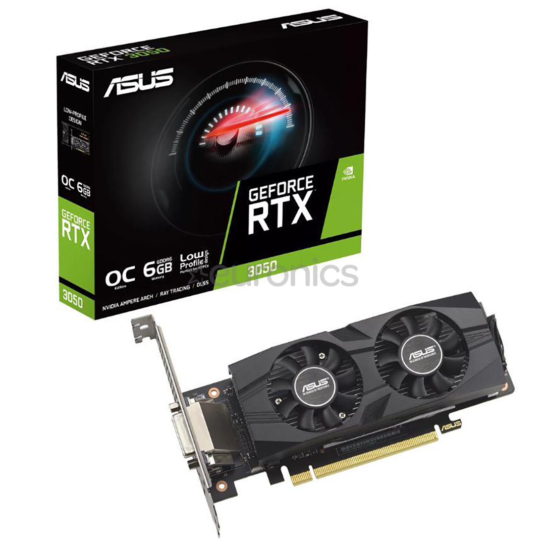 Asus, NVIDIA GeForce RTX 3050, 6 GB GDDR6, 96 bit - Graphics Card
