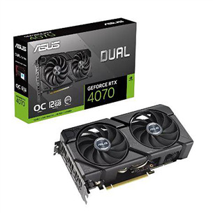 Asus, NVIDIA GeForce RTX 4070, 12 GB GDDR6X, 192 bit - Graphics Card