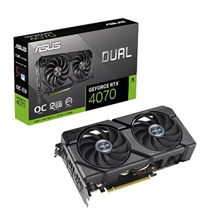 Asus, NVIDIA GeForce RTX 4070, 12 GB GDDR6X, 192 bit - Graphics Card