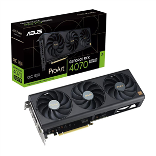 Asus, NVIDIA GeForce RTX 4070 Super, 12 ГБ, GDDR6X, 192 бит - Графическая карта