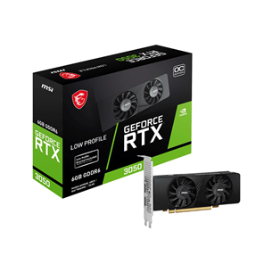 MSI, NVIDIA GeForce RTX 3050, 6 GB GDDR6, 96 bit - Graafikakaart