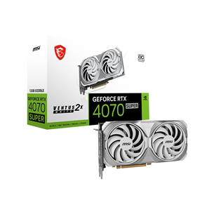 MSI, NVIDIA GeForce RTX 4070 Super, 12 GB GDDR6X, 192 bit - Graafikakaart