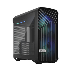 Fractal Design Torrent Compact, RGB, tempered glass, light tint, black - PC case FD-C-TOR1C-02