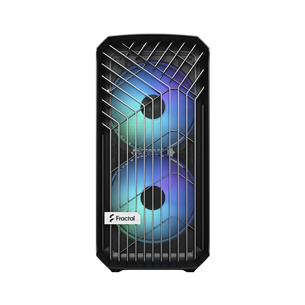 Fractal Design Torrent Compact, RGB, закаленное стекло, светлый тон, черный - Корпус для настольного компьютера