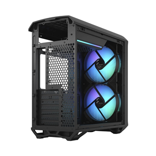 Fractal Design Torrent Compact, RGB, закаленное стекло, светлый тон, черный - Корпус для настольного компьютера