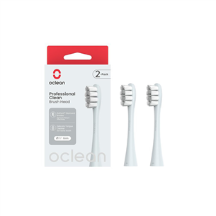 Oclean Professional Clean, 2 pcs, silver - Toothbrush heads 2PACK.SILVER