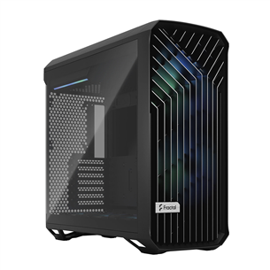 Fractal Design Torrent, RGB, tempered glass, kerge toon, must - Lauaarvuti korpus FD-C-TOR1A-04