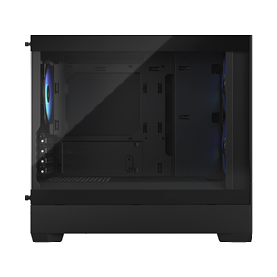 Fractal Design Pop Mini Air, RGB, must - Lauaarvuti korpus