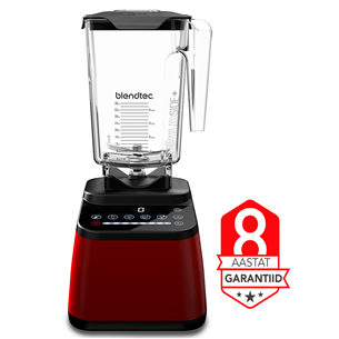 Blendtec Designer 650, 1560 Вт, 2,6 л, красный/черный - Блендер D650D0526A1A