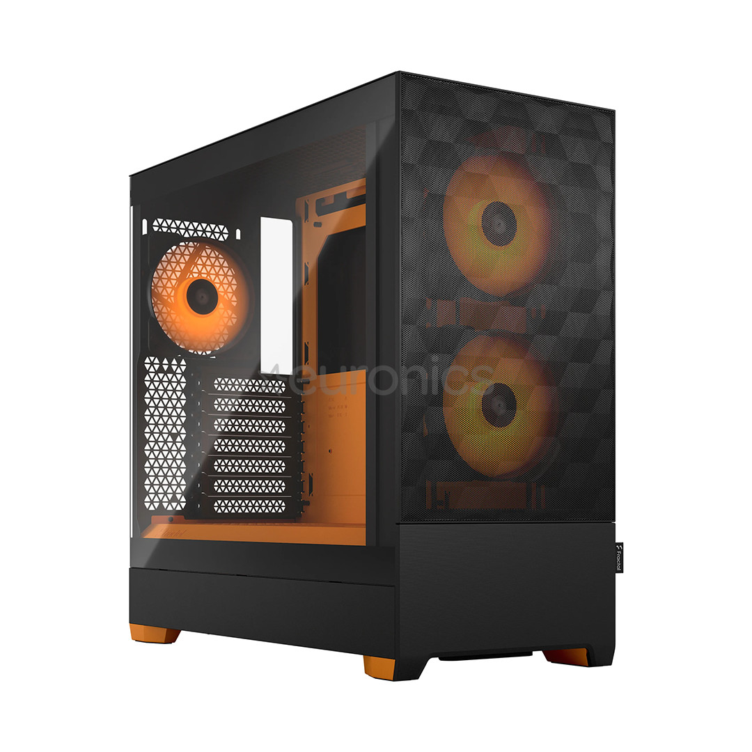 Fractal Design Pop Air, RGB, orange/black - PC case