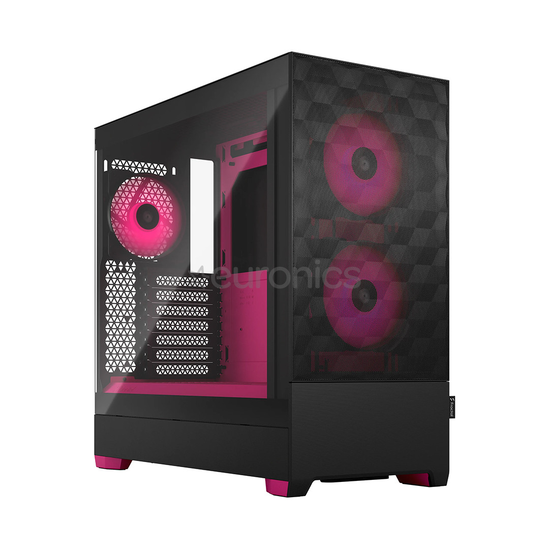 Fractal Design Pop Air, RGB, пурпурный/черный - Корпус для настольного компьютера