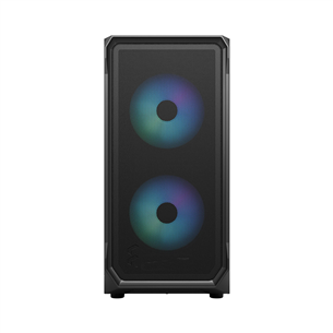 Fractal Design Focus 2, RGB, must - Lauaarvuti korpus