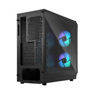 Fractal Design Focus 2, RGB, must - Lauaarvuti korpus