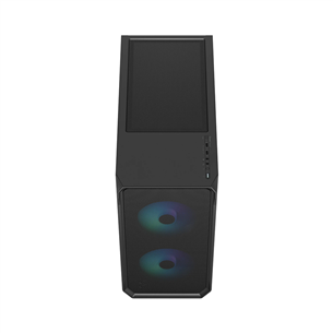 Fractal Design Focus 2, RGB, must - Lauaarvuti korpus