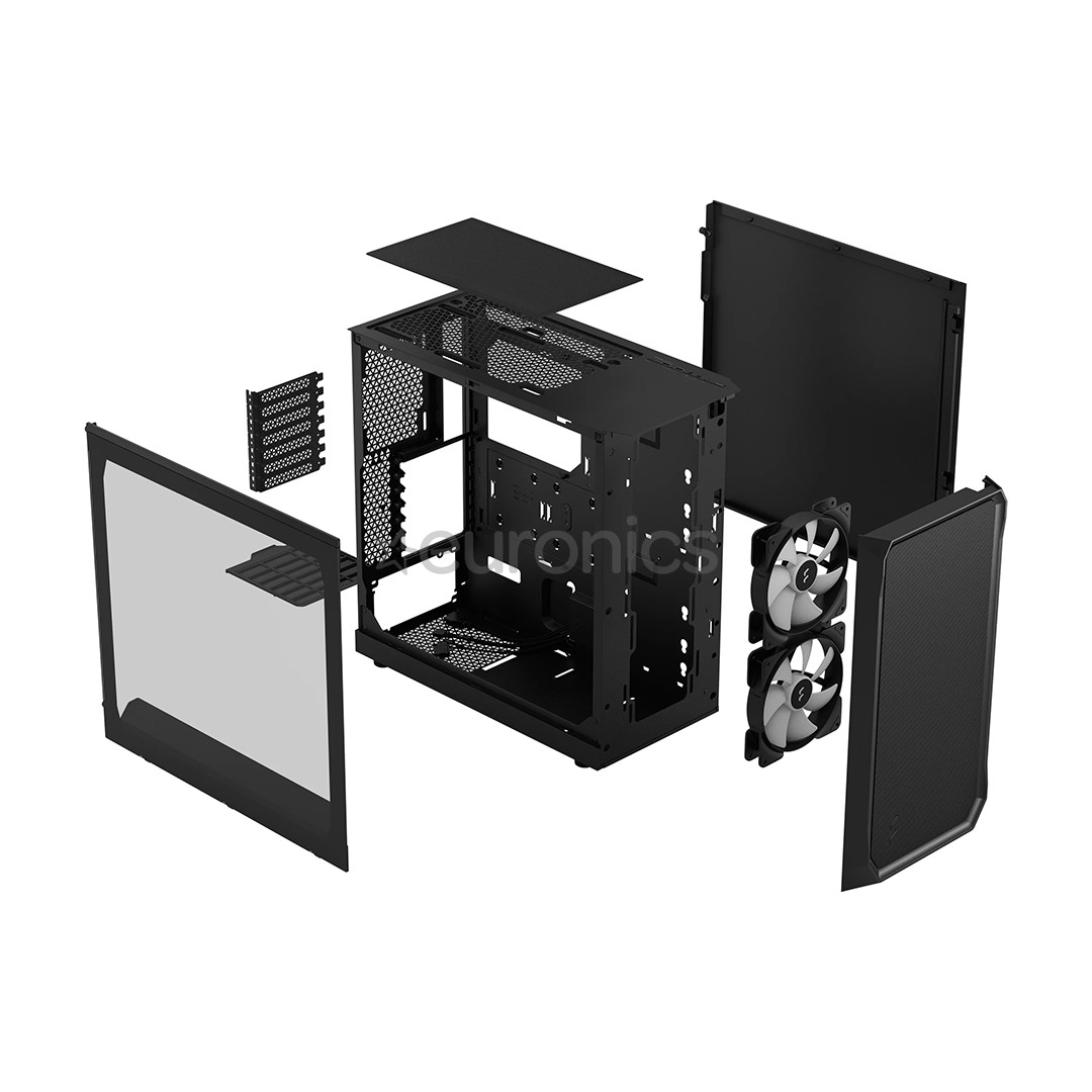 Fractal Design Focus 2, RGB, черный - Корпус для настольного компьютера