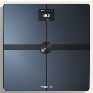 Withings Body Smart, black - Diagnostic bathroom scale BODYSMART.BLACK